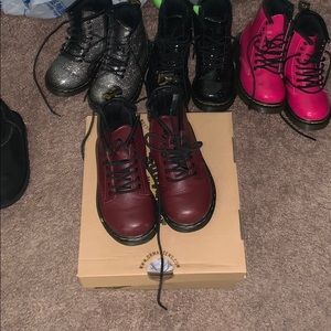 Cherry red  toddler Dr air Martens size 7